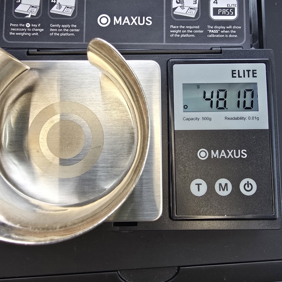 999 Sterling Silver Cuff Bracelet - Picture 7 of 7